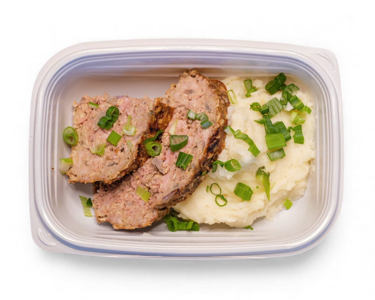 Meatloaf and Mashed Potatoes