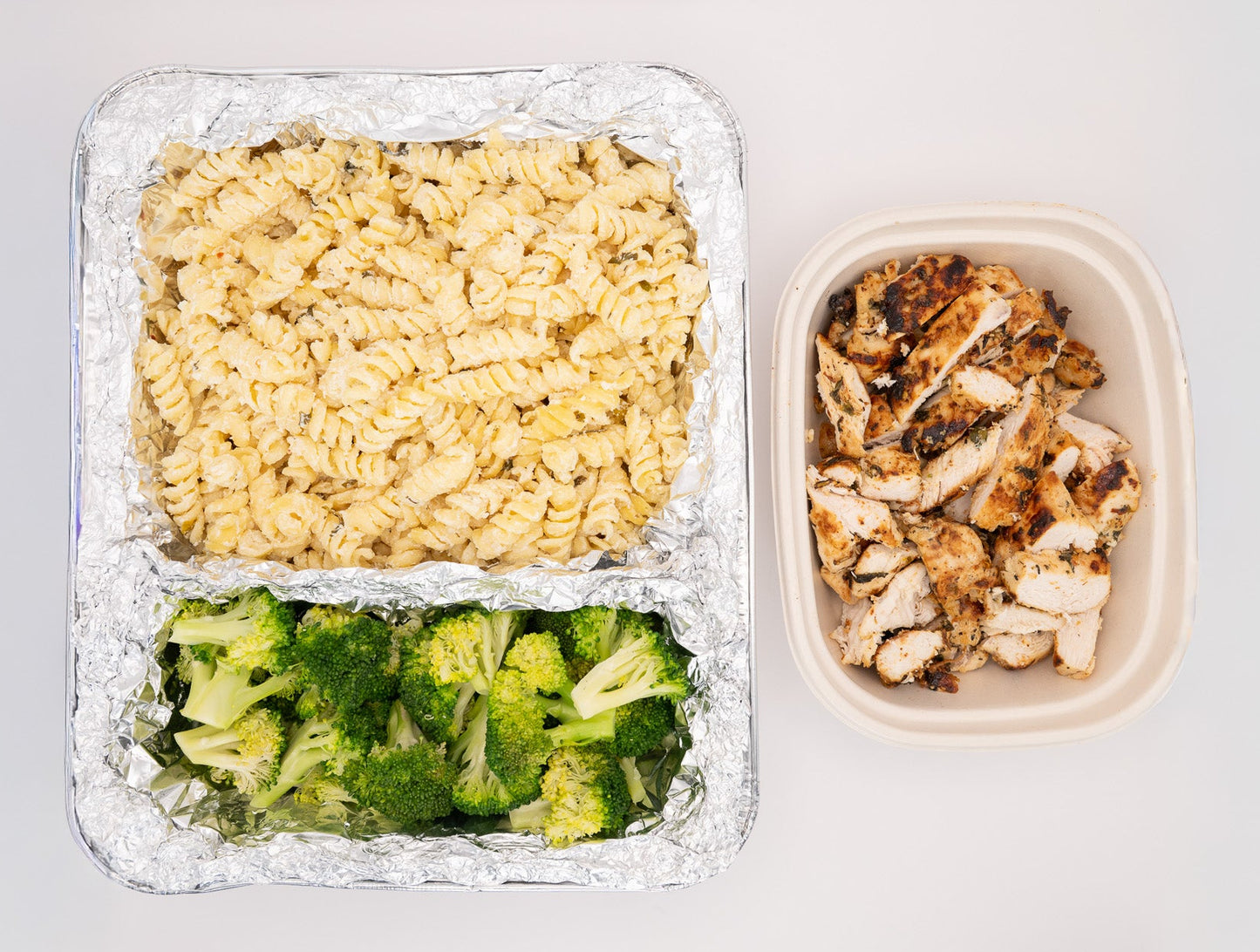 Creamy Alfredo Rotini with Broccoli