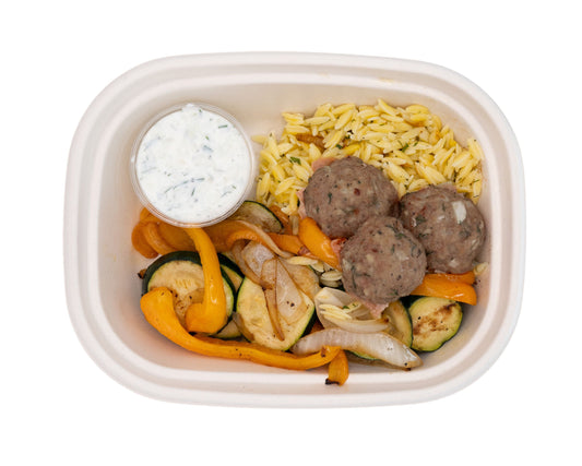 Mediterranean Grilled Vegetables with Orzo