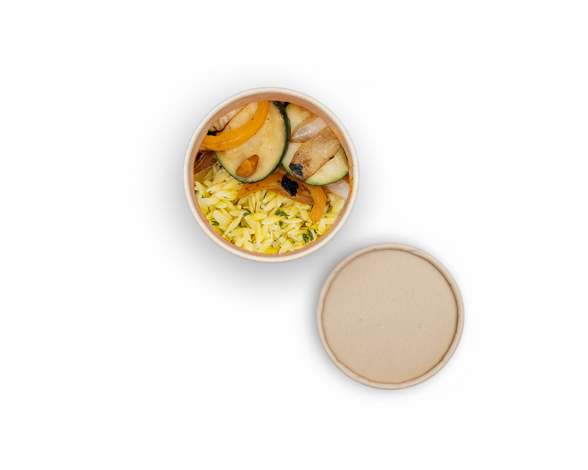 Grilled Seasonal Vegetables with Orzo