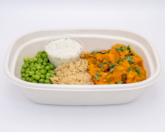 Garden Quinoa Curry Bowl