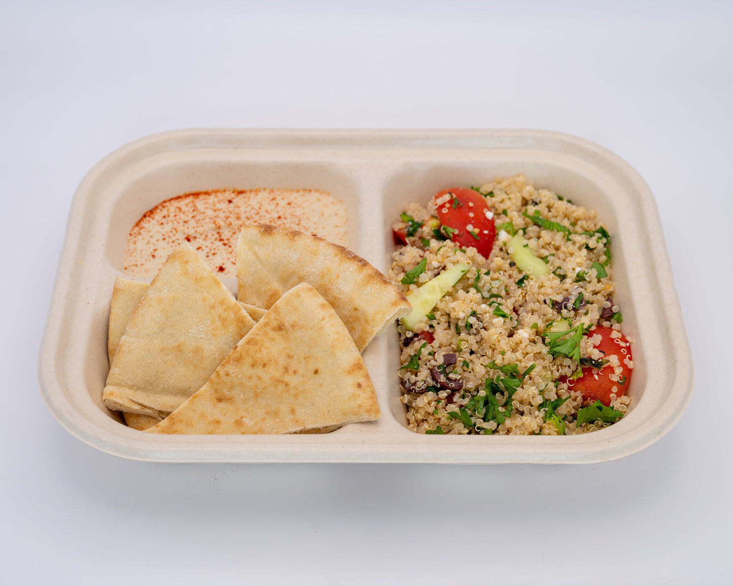 Mediterranean Quinoa Hummus Plate (Family)